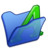 Folder blue font1 Icon